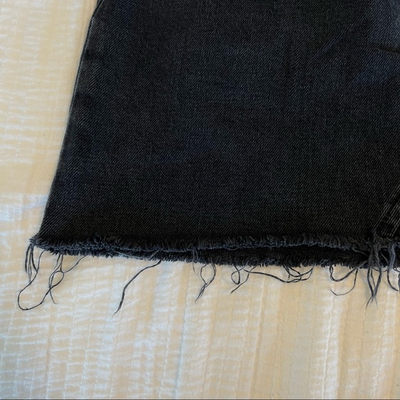 Topshop Moto Black Denim Skirt - Picture 9 of 14